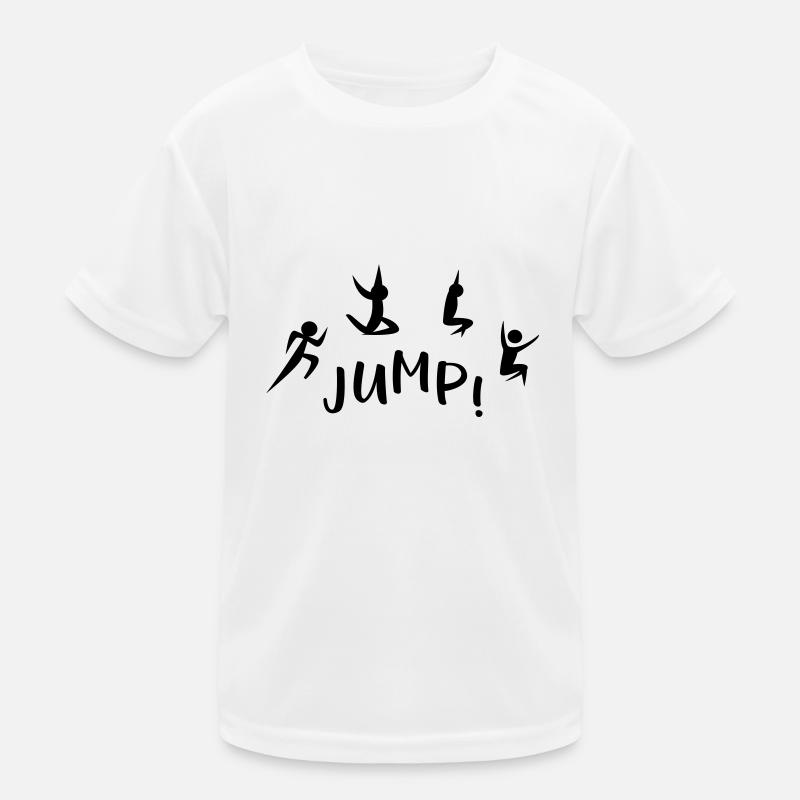 long jump Kids Functional T-Shirt