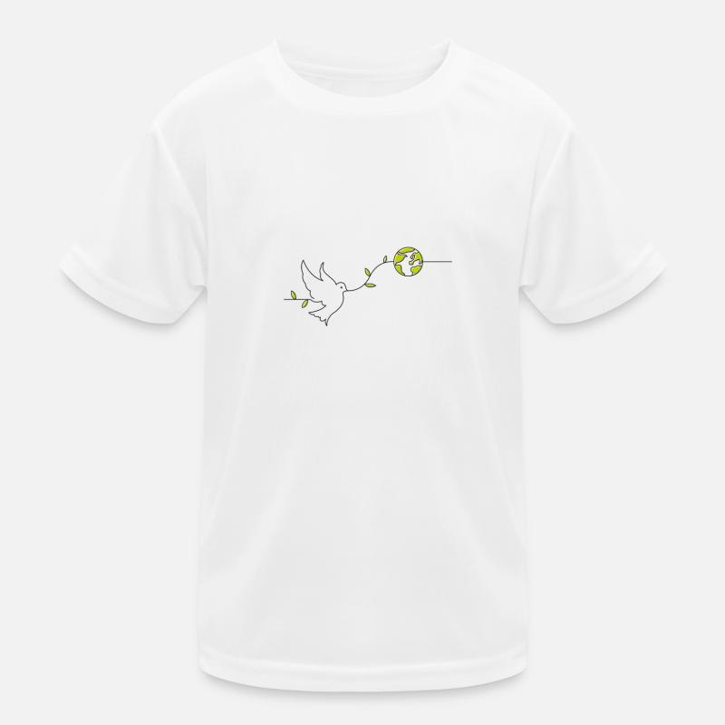 Peace - Kids Functional T-Shirt - white