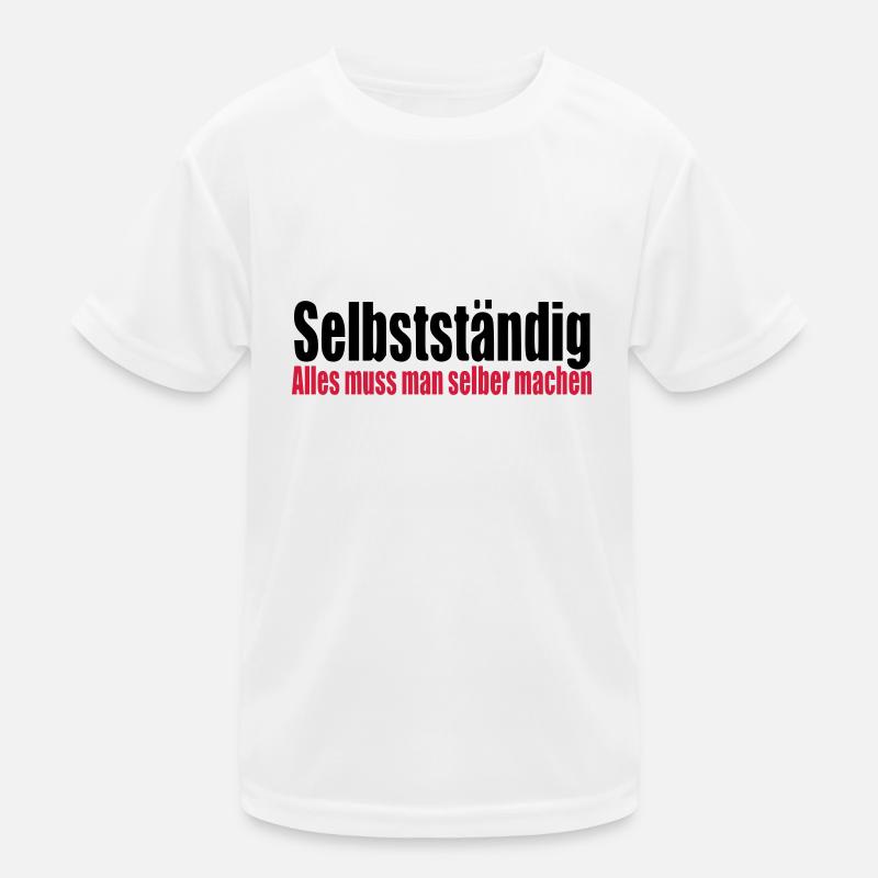 Selbstständig Arbeit Geschenk Geburtstag Chef Kinder Funktions-T-Shirt