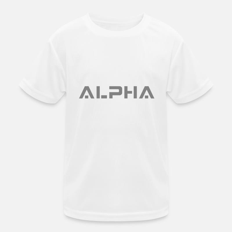 Alpha - Kids Functional T-Shirt - white