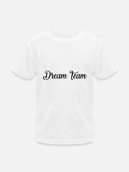 DREAM TEAM - T-shirt sport Enfant - blanc - Devant