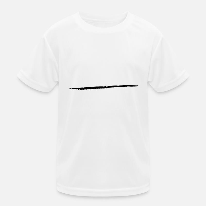 Stroke Art Brush Stroke Underscore Crack Line Kids Functional T-Shirt