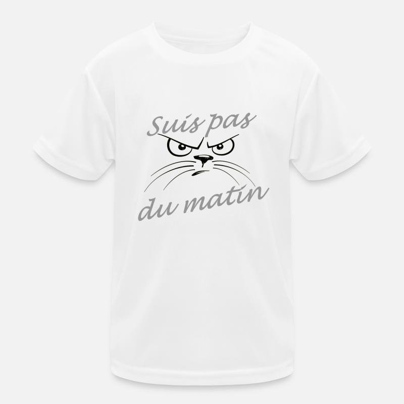 Suis pas du matin T-shirt sport Enfant