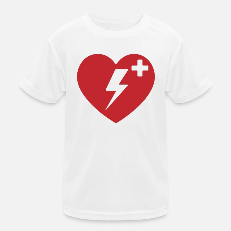 AED Notfall-Defibrillator Erste Hilfe Kinder Funktions-T-Shirt