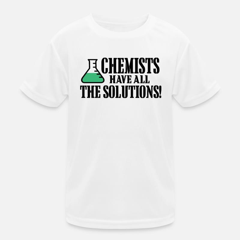 Les chimistes ont toutes les solutions T-shirt sport Enfant