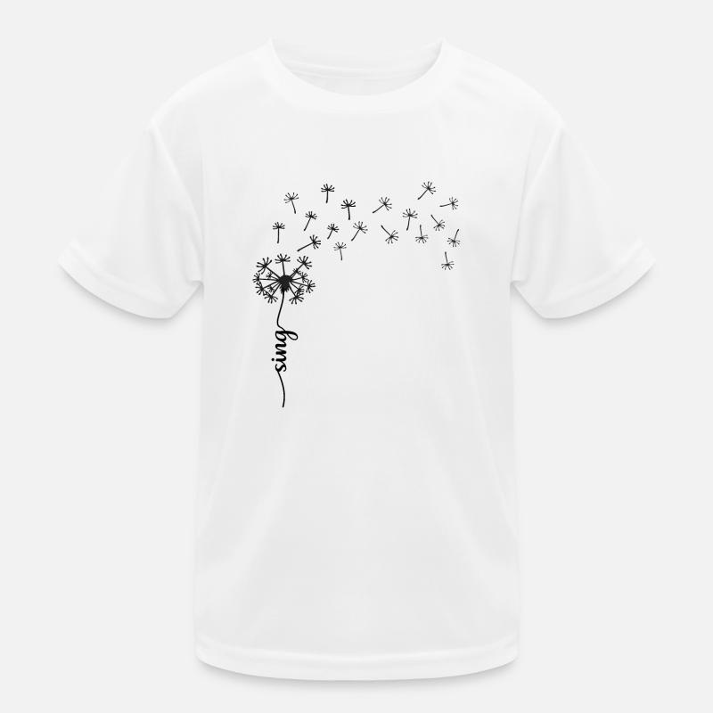 Conception de Sing Dandelion T-shirt sport Enfant