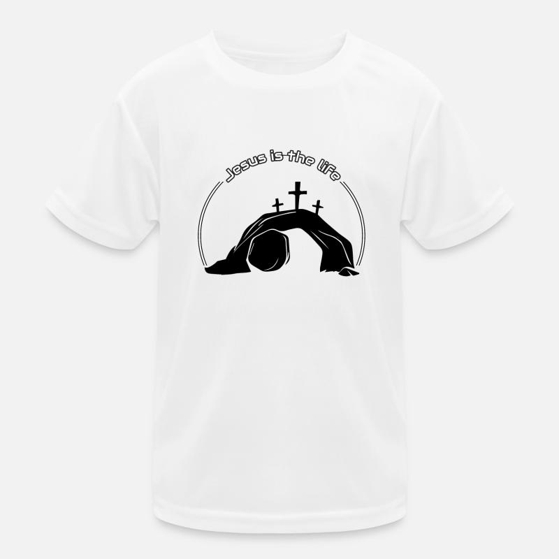 Jésus est la vie T-shirt sport Enfant
