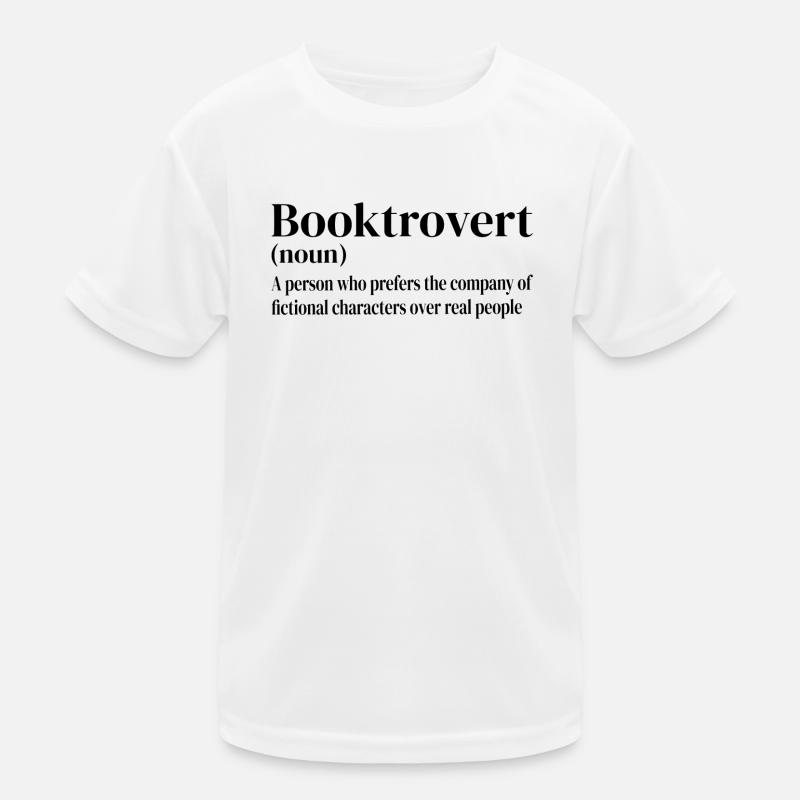 Booktrovert Definition Kinder Funktions-T-Shirt