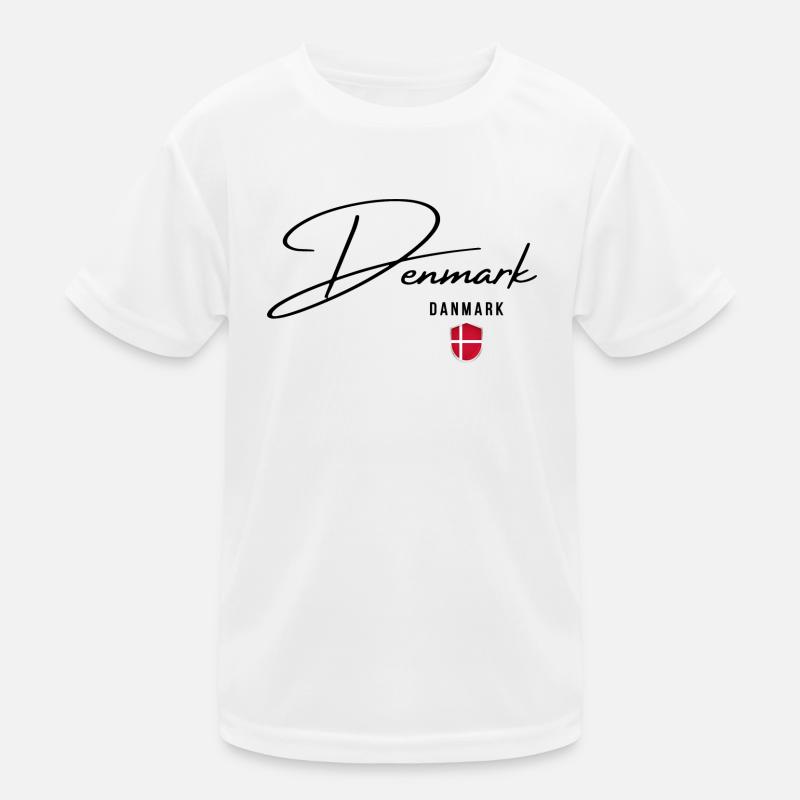 Drapeau du Danemark, fierté danoise T-shirt sport Enfant