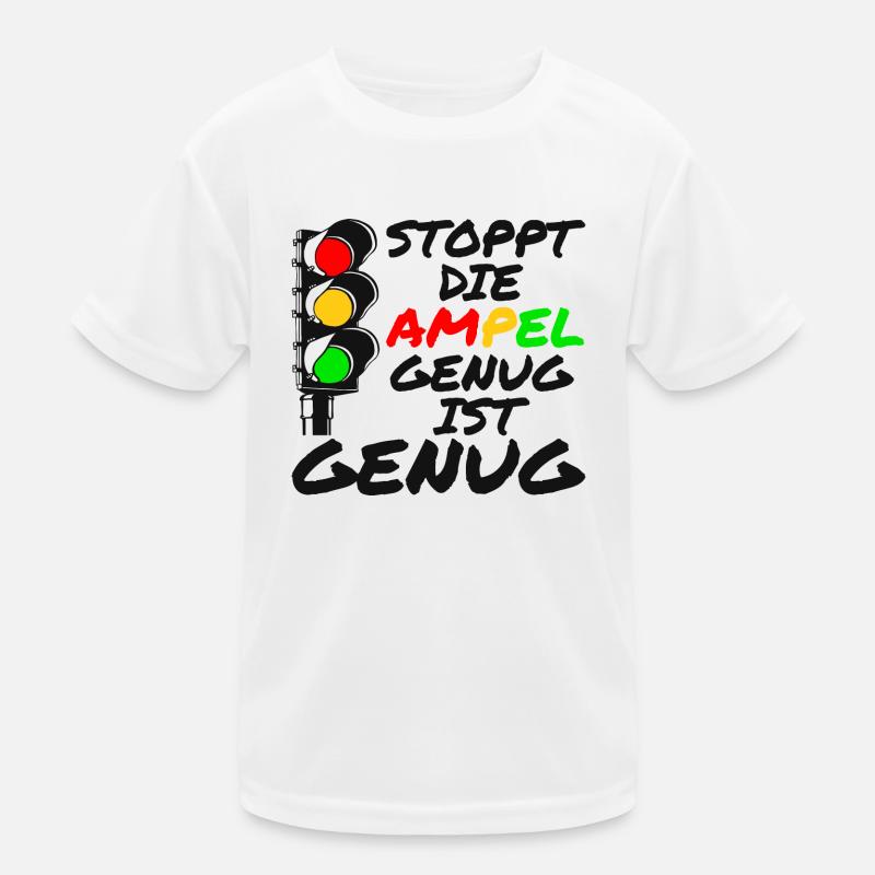Stop the traffic lights - Enough is enough Kids Functional T-Shirt