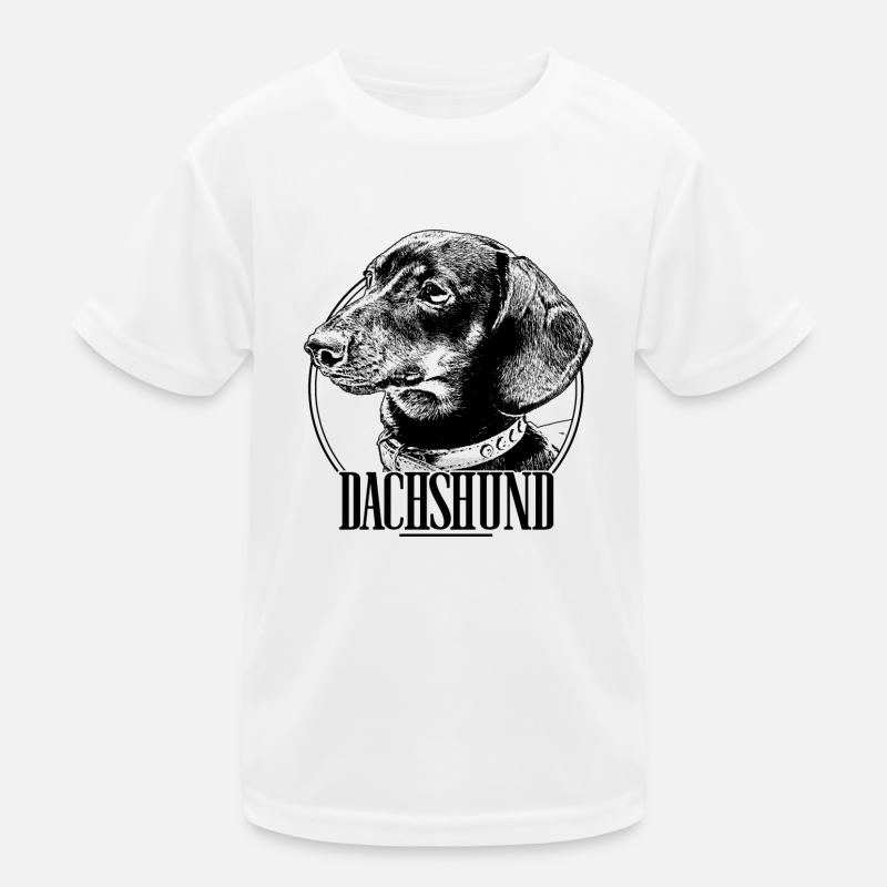 Dachshund Dackel Teckel T-shirt sport Enfant