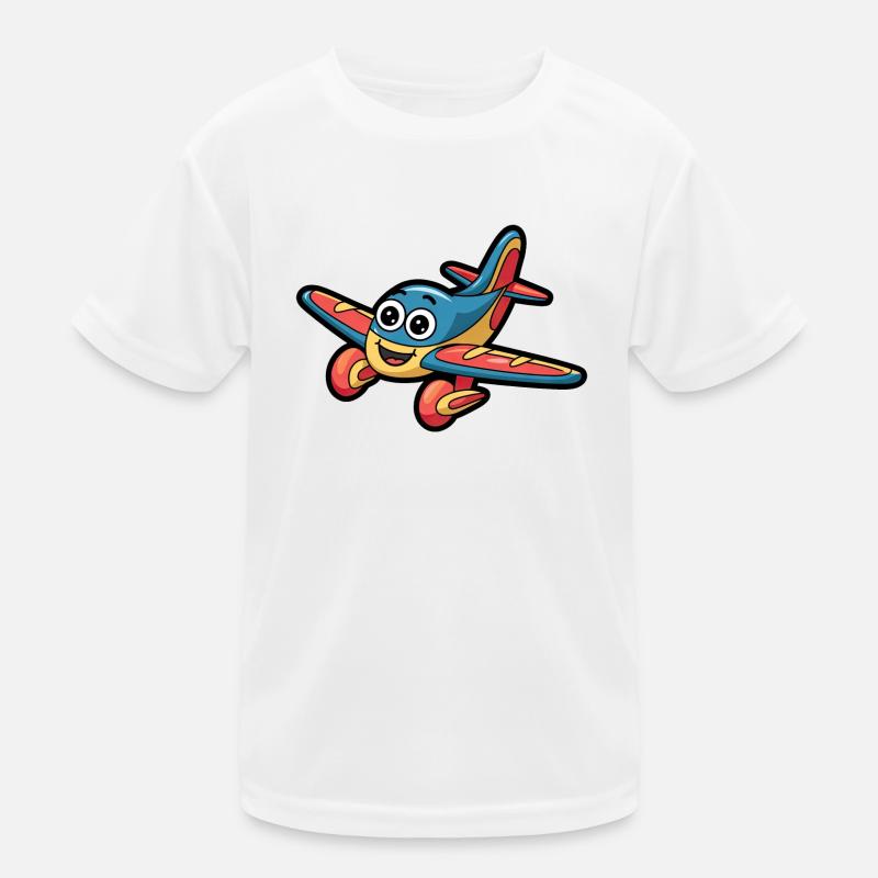 Funny airplane for kids Kids Functional T-Shirt