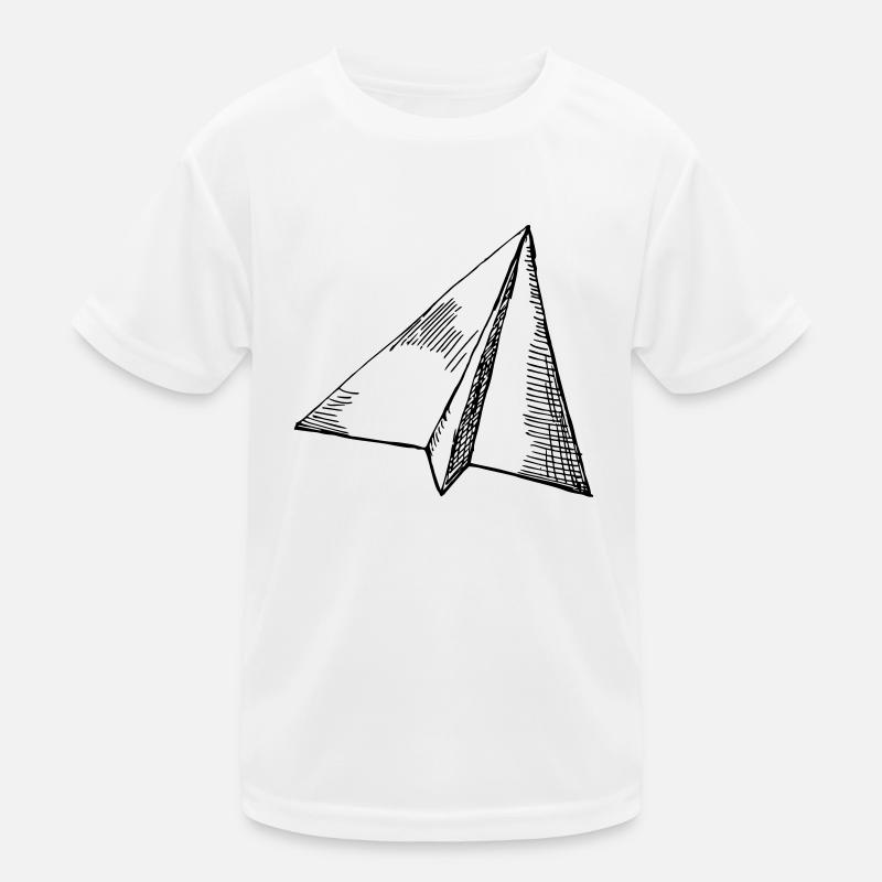 Paper planes - flying Kids Functional T-Shirt