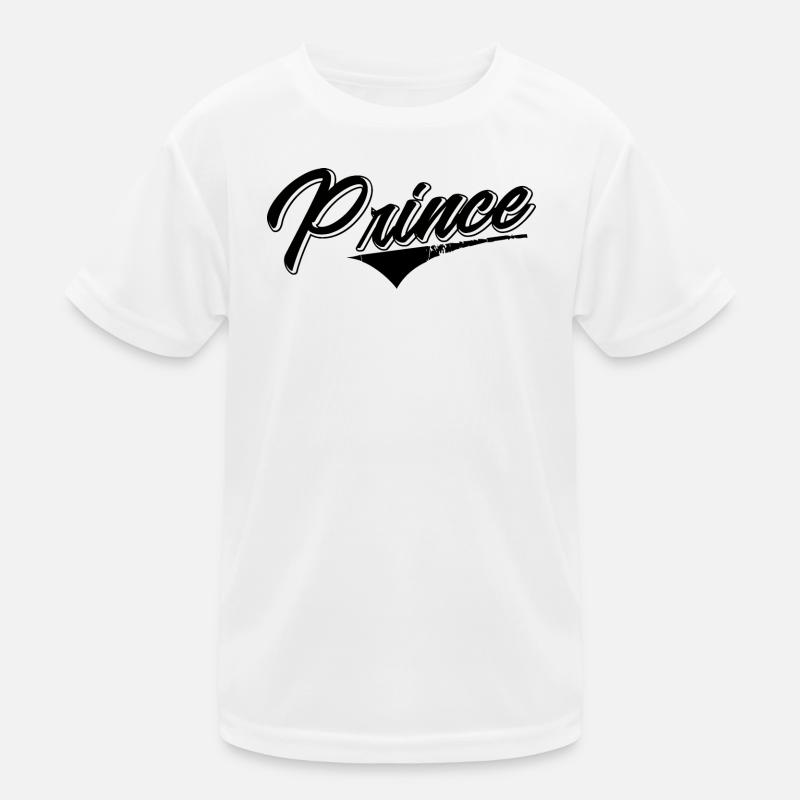 prince papa maman garçon naissance cadeau d’anniversaire T-shirt sport Enfant