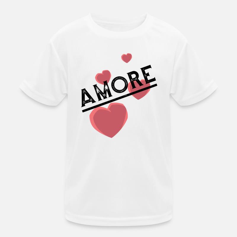 Amore with heart Kids Functional T-Shirt