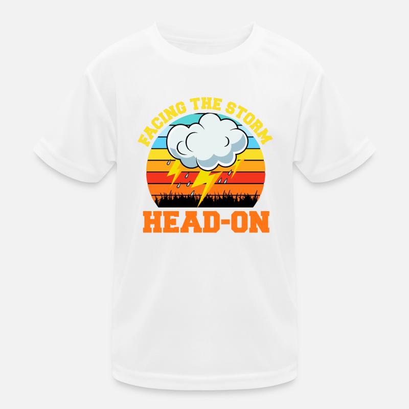 Storm Chasing: Dem Sturm frontal begegnen Kinder Funktions-T-Shirt