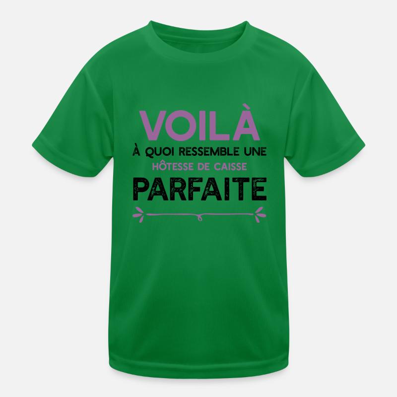 Une Hôtesse de caisse parfaite cadeau T-shirt sport Enfant