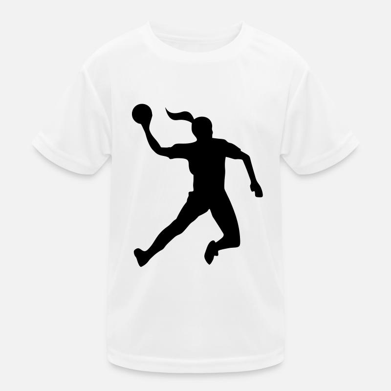 Handball female de Kinder Funktions-T-Shirt