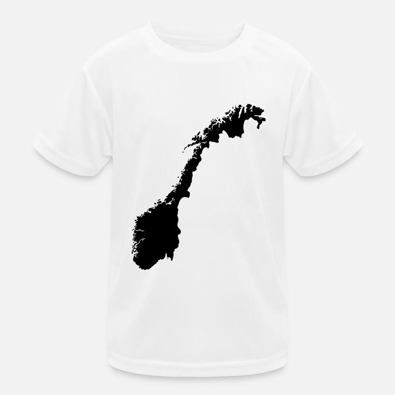Norwegen Kinder Funktions-T-Shirt