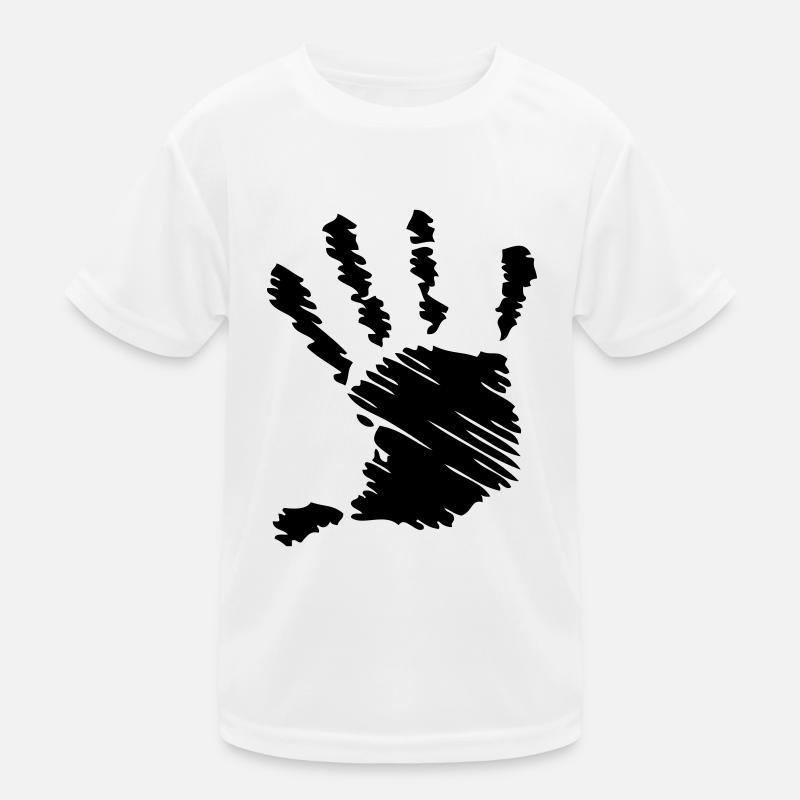 Hand right Kinder Funktions-T-Shirt
