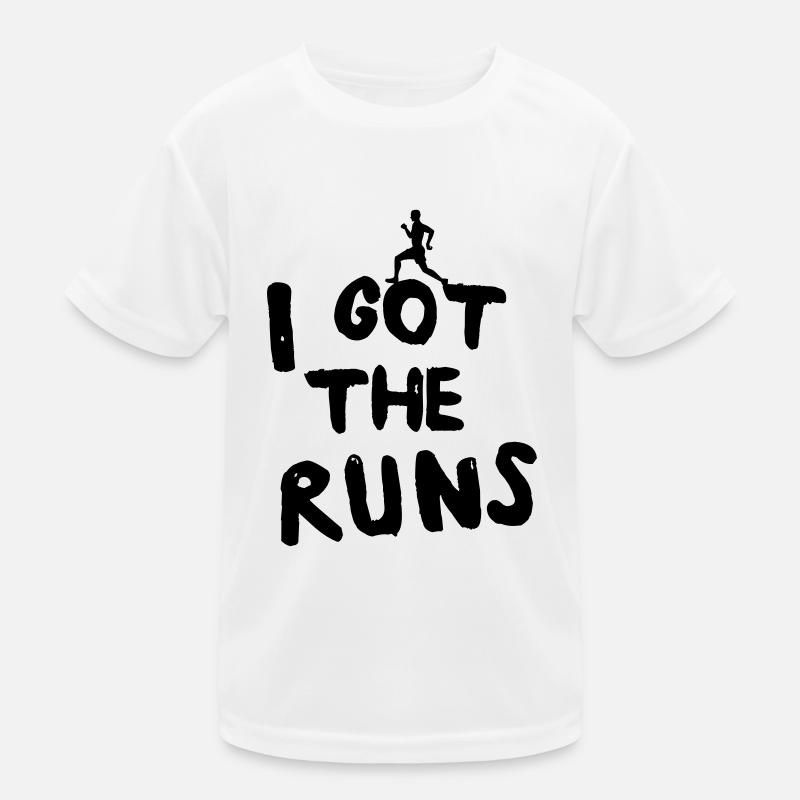 I Got the Runs - Kids Functional T-Shirt - white