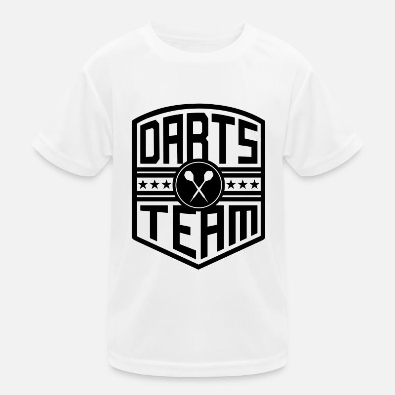 Darts Team (Wappen) Kinder Funktions-T-Shirt