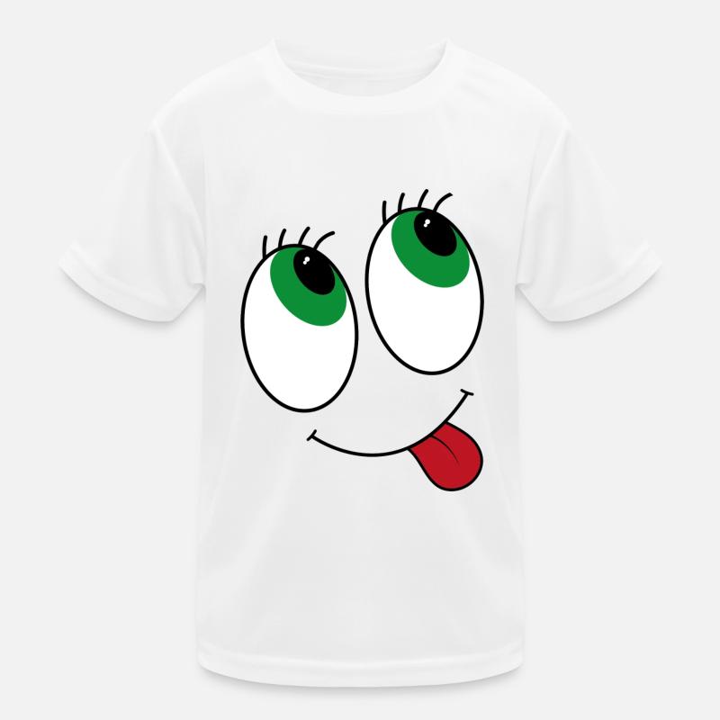 Comic-style eyes Kids Functional T-Shirt