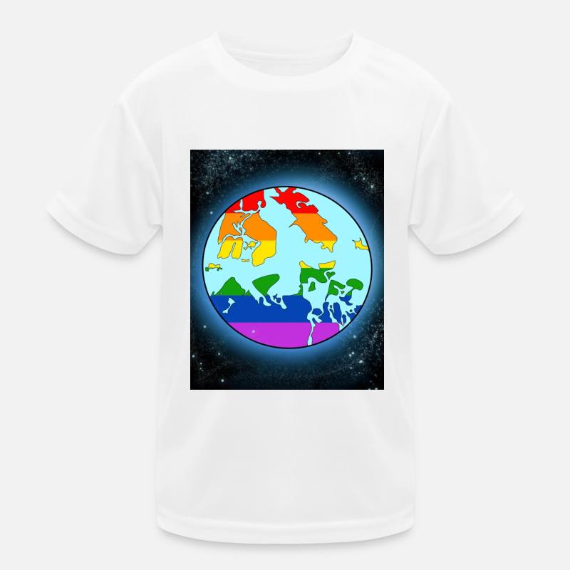 Lgbtq World Kids Functional T-Shirt