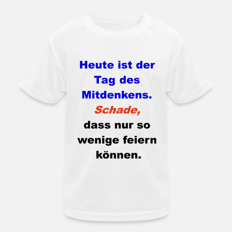 Tag des Denkens Kinder Funktions-T-Shirt