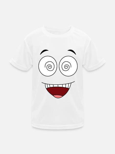 Crazyface - Kids Functional T-Shirt - white
