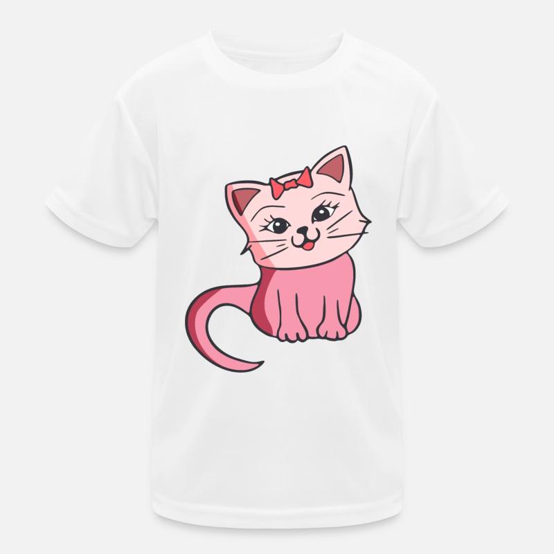 Chat mignon T-shirt sport Enfant