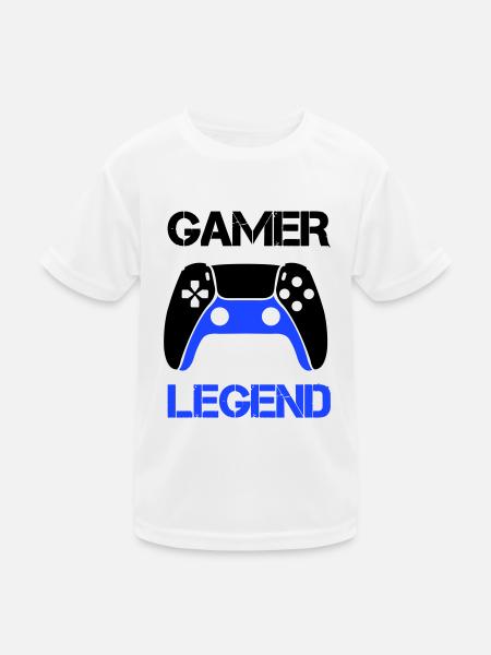 Gamer Legend - Kids Functional T-Shirt - white - Front
