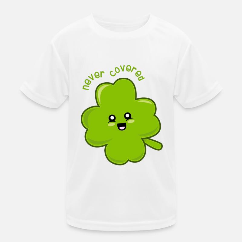 Lucky the Four-leaf Clover! Kids Functional T-Shirt
