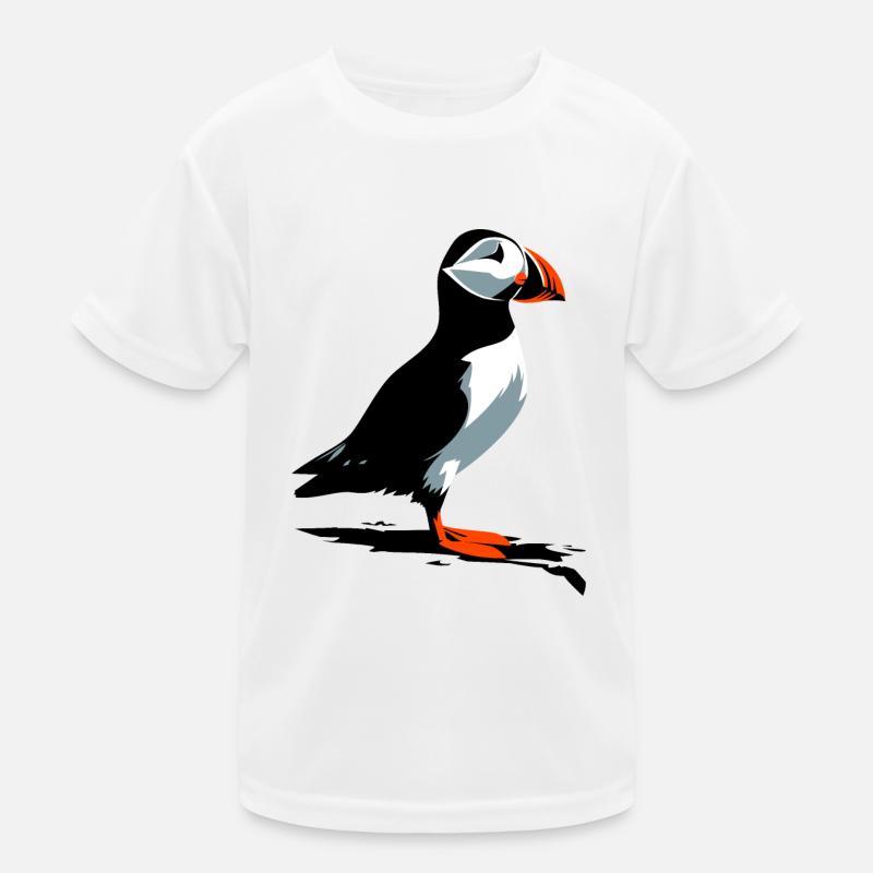 Papageitaucher Kinder Funktions-T-Shirt