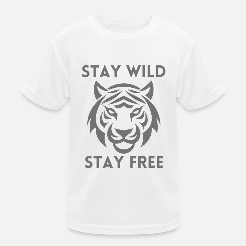 Restez sauvage, Restez libre T-shirt sport Enfant