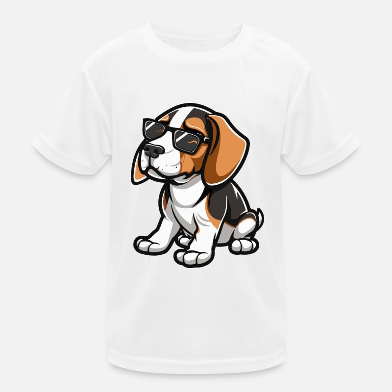 Chien Beagle T-shirt sport Enfant