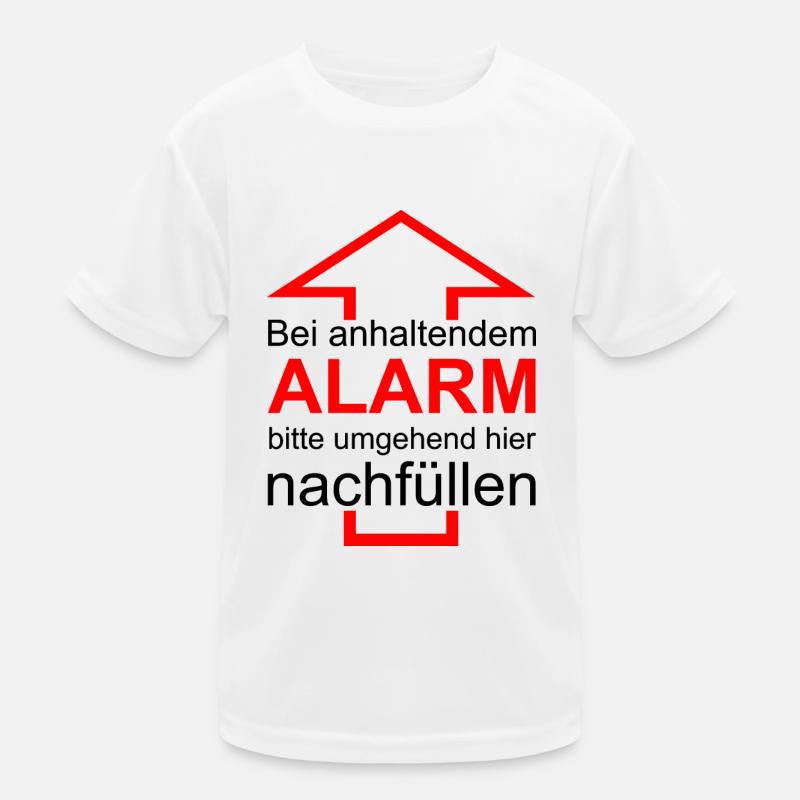 Bitte nachfüllen! Kinder Funktions-T-Shirt