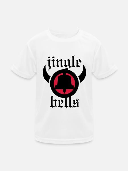 jingle bells rock - Kinder Funktions-T-Shirt - Weiß - Vorne