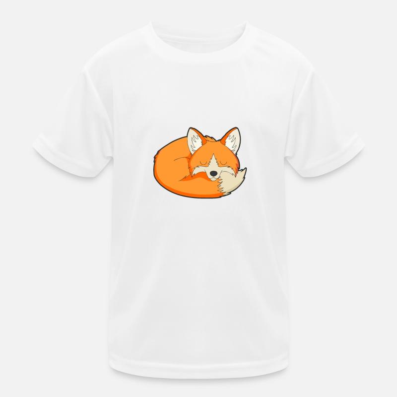 Sleeping fox Kids Functional T-Shirt