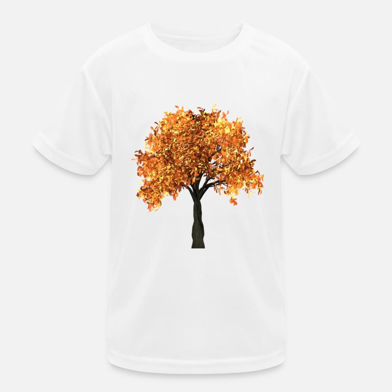 tree arbre blaetter automne branches isolée T-shirt sport Enfant