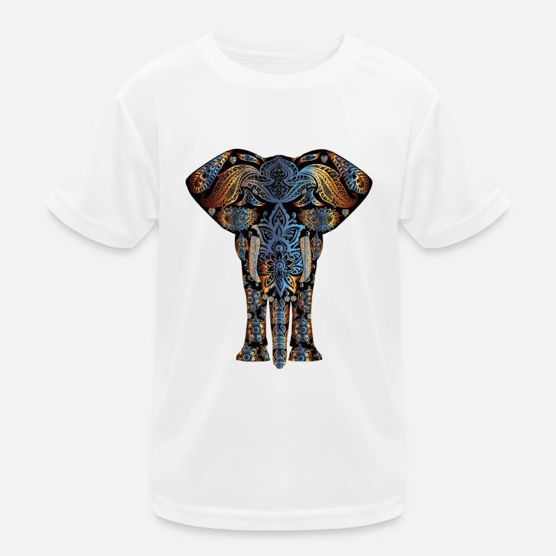 elephant - Kids Functional T-Shirt - white