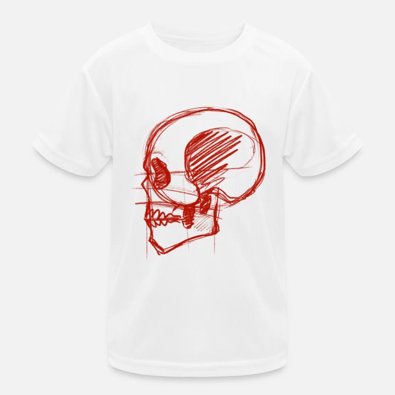Red Skull Kinder Funktions-T-Shirt