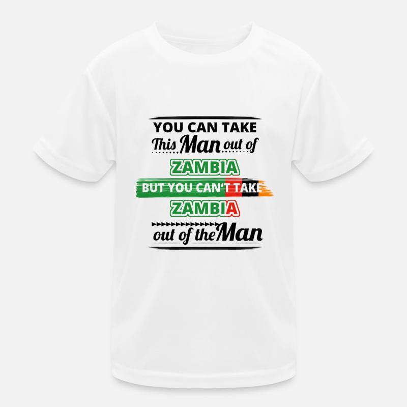 Gift from Ghetto 01 dear origin man ZAMBIA Kids Functional T-Shirt