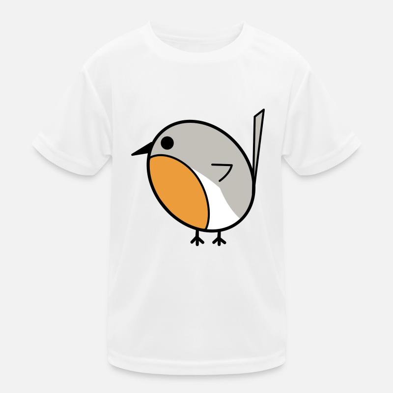 Petit oiseau mignon rouge-gorge T-shirt sport Enfant