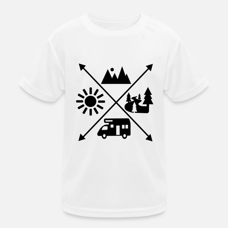 Wohnmobil Kinder Funktions-T-Shirt
