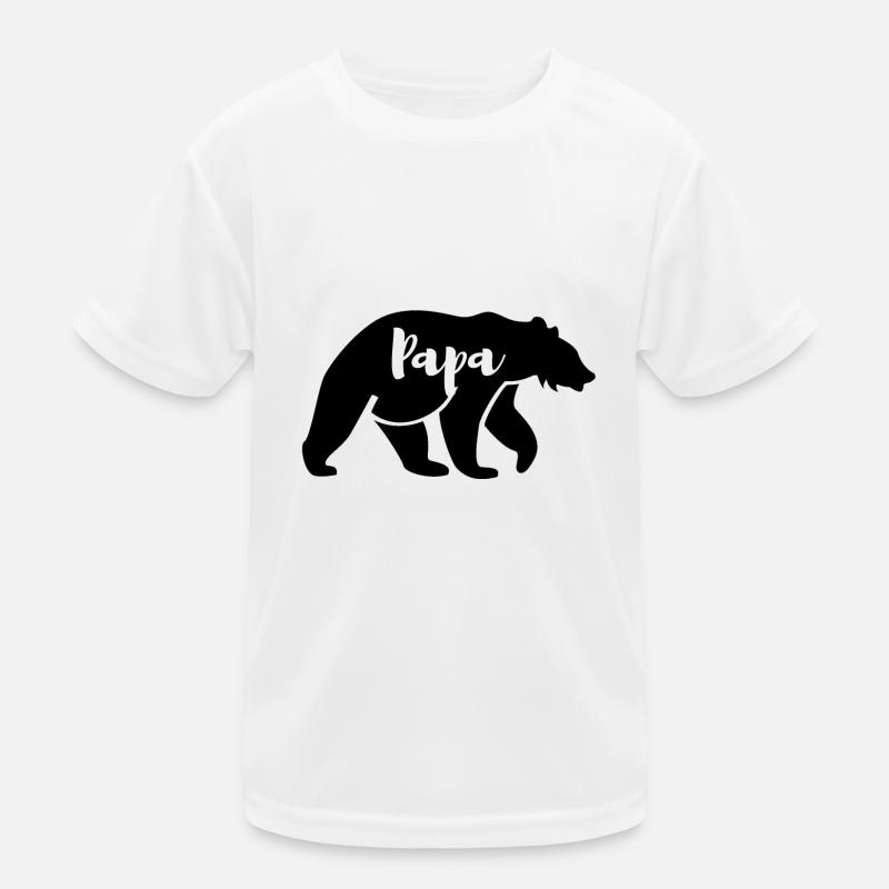 Papa ours T-shirt sport Enfant