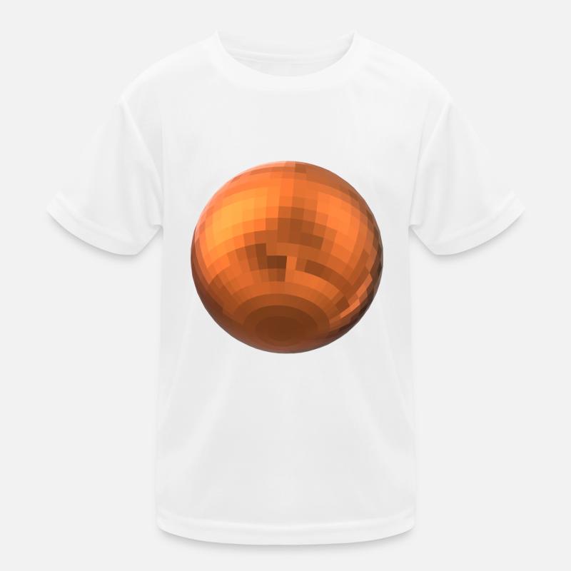 Orange Sphere Kids Functional T-Shirt