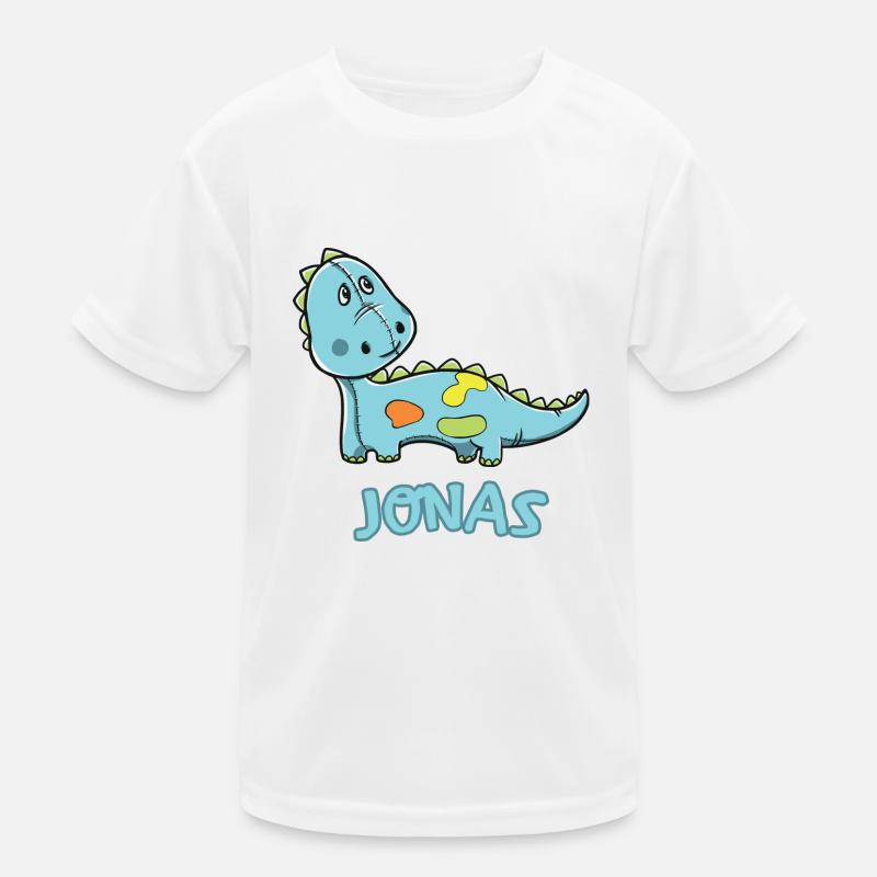 Dinosaurier lustig Kind Jonas Geschenk Geburtstag Kinder Funktions-T-Shirt