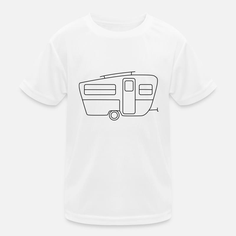 Camping Van - Camper - Wohnwagen Kinder Funktions-T-Shirt