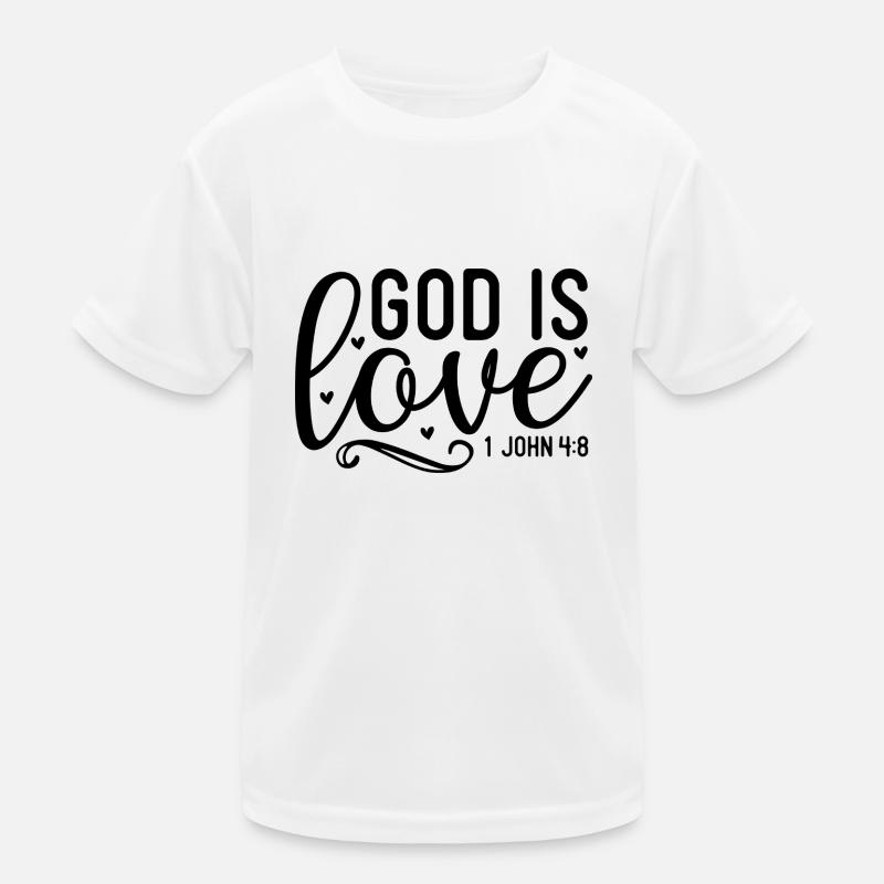 Dieu est amour T-shirt sport Enfant